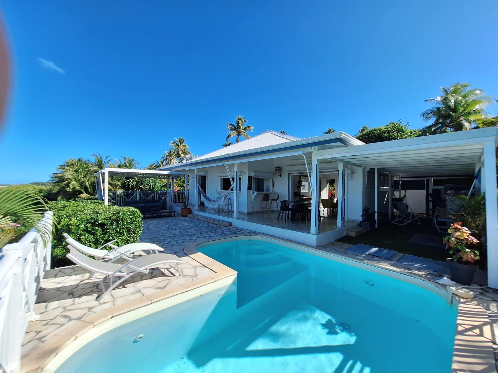 Villa Muscade Guadeloupe, Piscine, Vue Mer Et Acces Plage Saint-Francois  Eksteriør billede